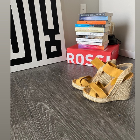 Nine West: open toe espadrille wedge heel - Picture 4 of 4